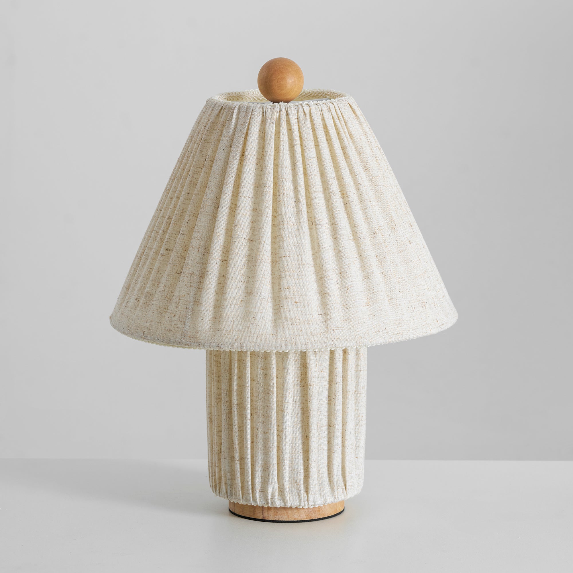 Bohemian Fabric Table Lamp With Warm White Glow — Harbor Light Co.