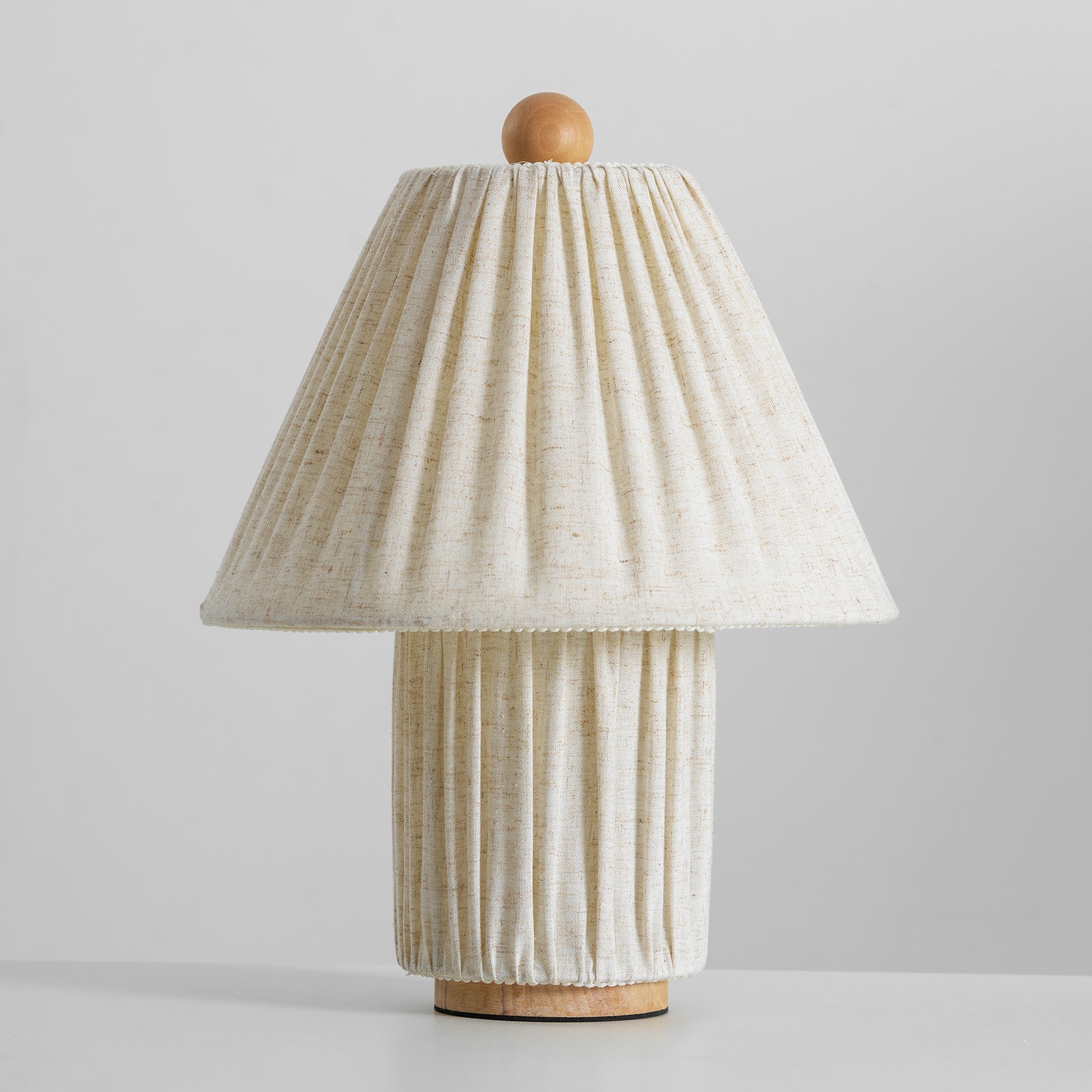 Bohemian Fabric Table Lamp With Warm White Glow — Harbor Light Co.