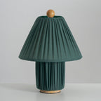 Bohemian Fabric Table Lamp With Warm White Glow — Harbor Light Co.