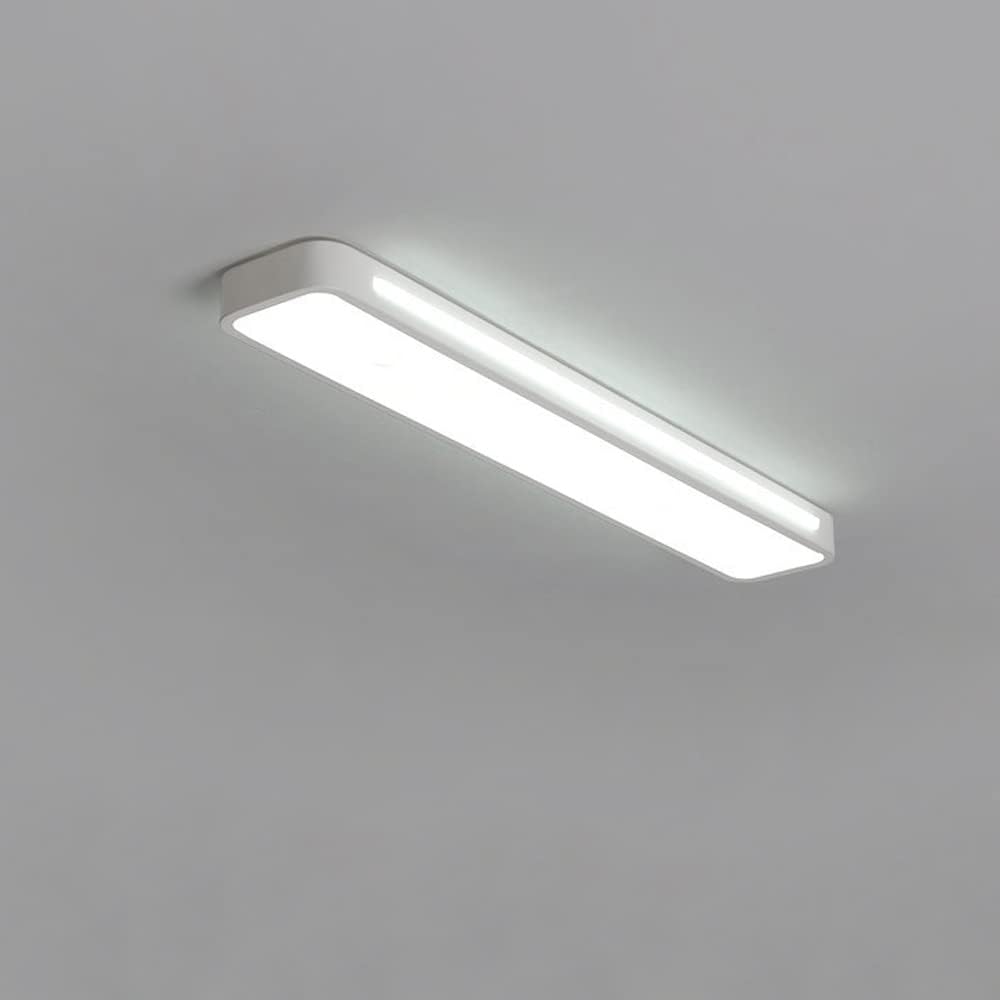 Modern Long Rectangle Flush Mount Ceiling Light with LED
