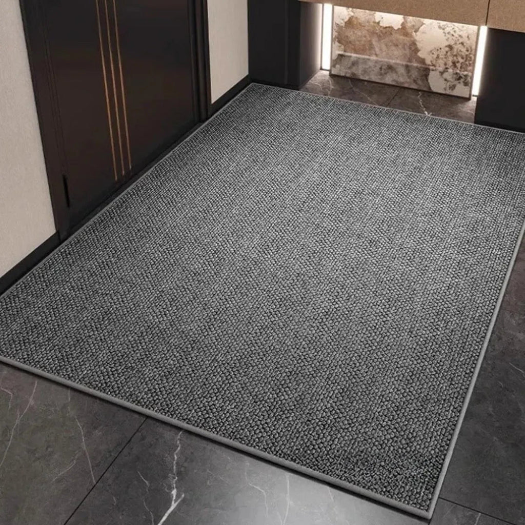 Absorbent Door Mat Quick-Drying Washable Entryway Rug Stain-Resistant Indoor Doormat with Geometric Pattern for Front Door Hallway and Patio
