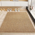Absorbent Door Mat Quick-Drying Washable Entryway Rug Stain-Resistant Indoor Doormat with Geometric Pattern for Front Door Hallway and Patio
