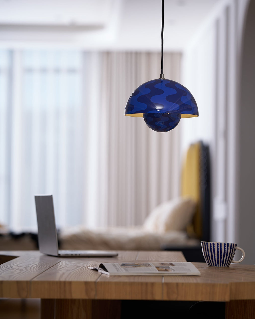 Aluminum Dome Pendant Light with E27 Socket | Dimmable Hanging Lamp