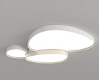 Modern Overlapping Disc Flush Mount Ceiling Light