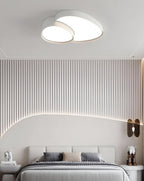 Modern Overlapping Disc Flush Mount Ceiling Light