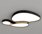 Modern Overlapping Disc Flush Mount Ceiling Light