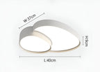 Modern Overlapping Disc Flush Mount Ceiling Light