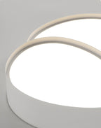 Modern Overlapping Disc Flush Mount Ceiling Light