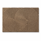 Non-Slip Door Mat Indoor Outdoor Polypropylene Entry Mat with Rubber Backing Dirt Trapping Modern Doormat for Front Door and Entryway