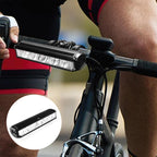 Rechargeable LED Bike Headlight Super Bright Wide Angle Bicycle Front Light with Battery Indicator USB Charging and Waterproof Housing