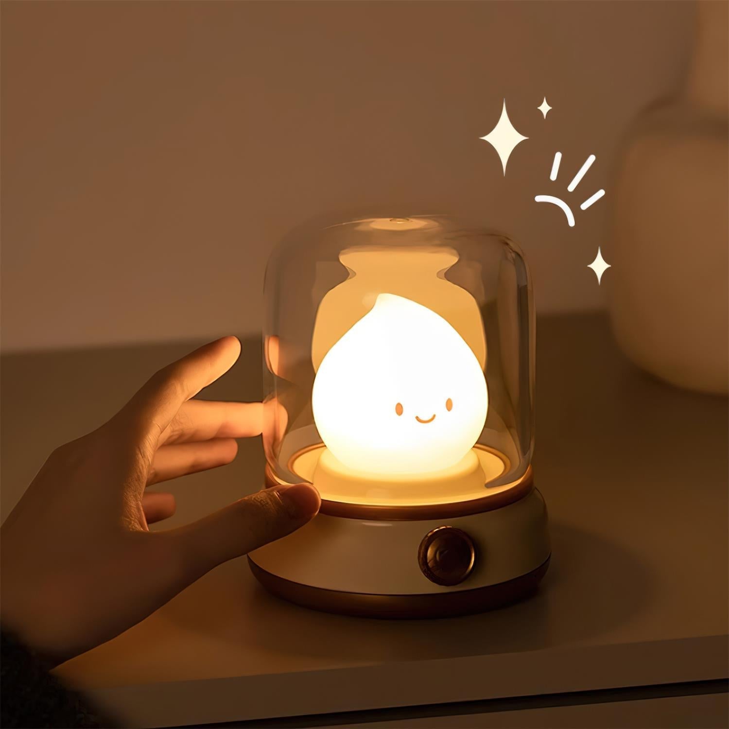 Dimmable LED Night Light Table Lamp with USB-C Charging