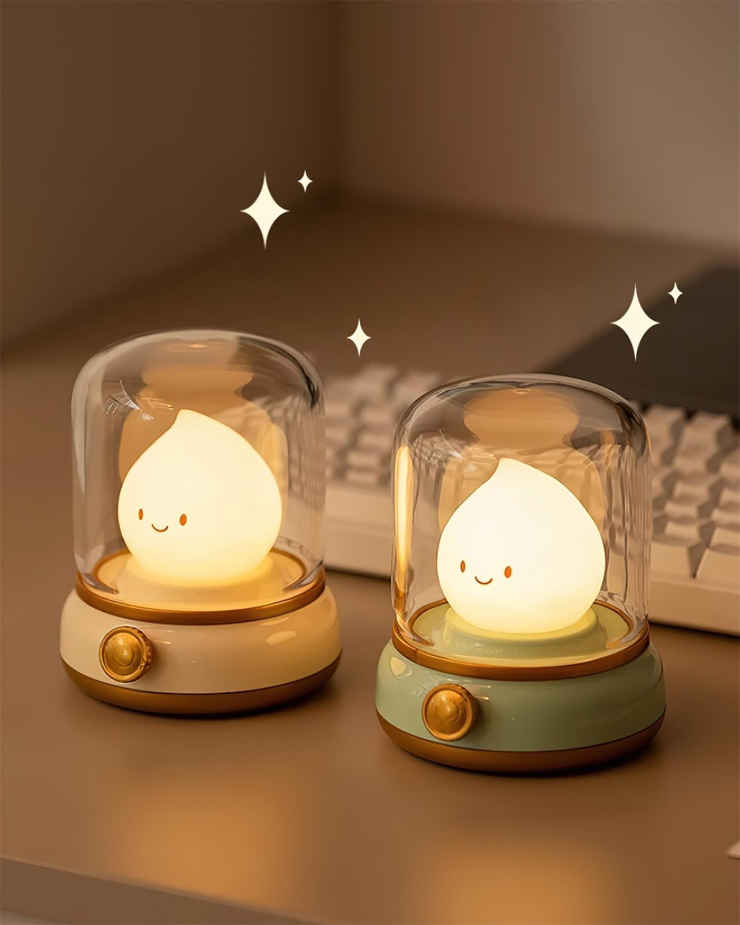 Dimmable LED Night Light Table Lamp with USB-C Charging