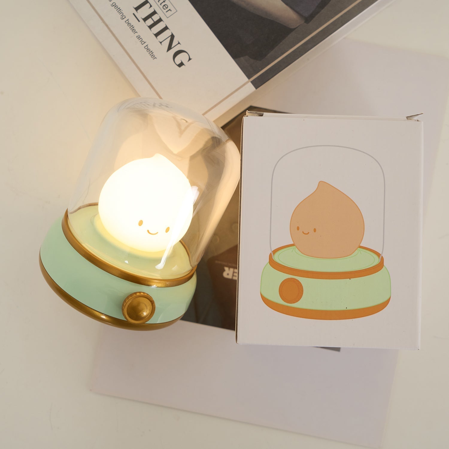 Dimmable LED Night Light Table Lamp with USB-C Charging