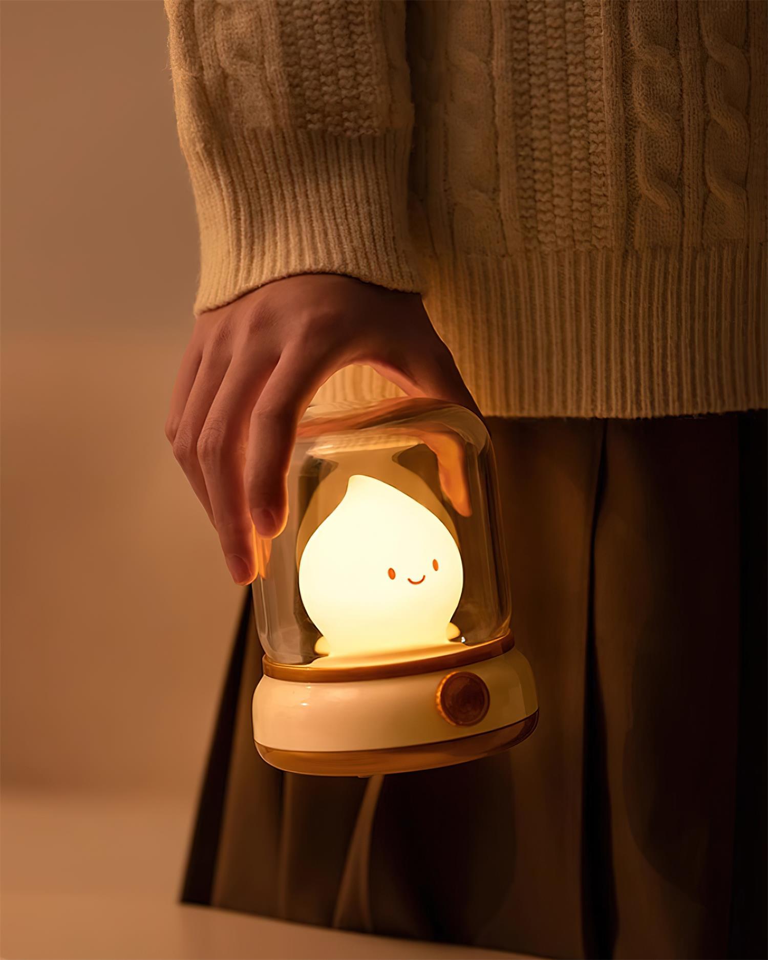 Dimmable LED Night Light Table Lamp with USB-C Charging