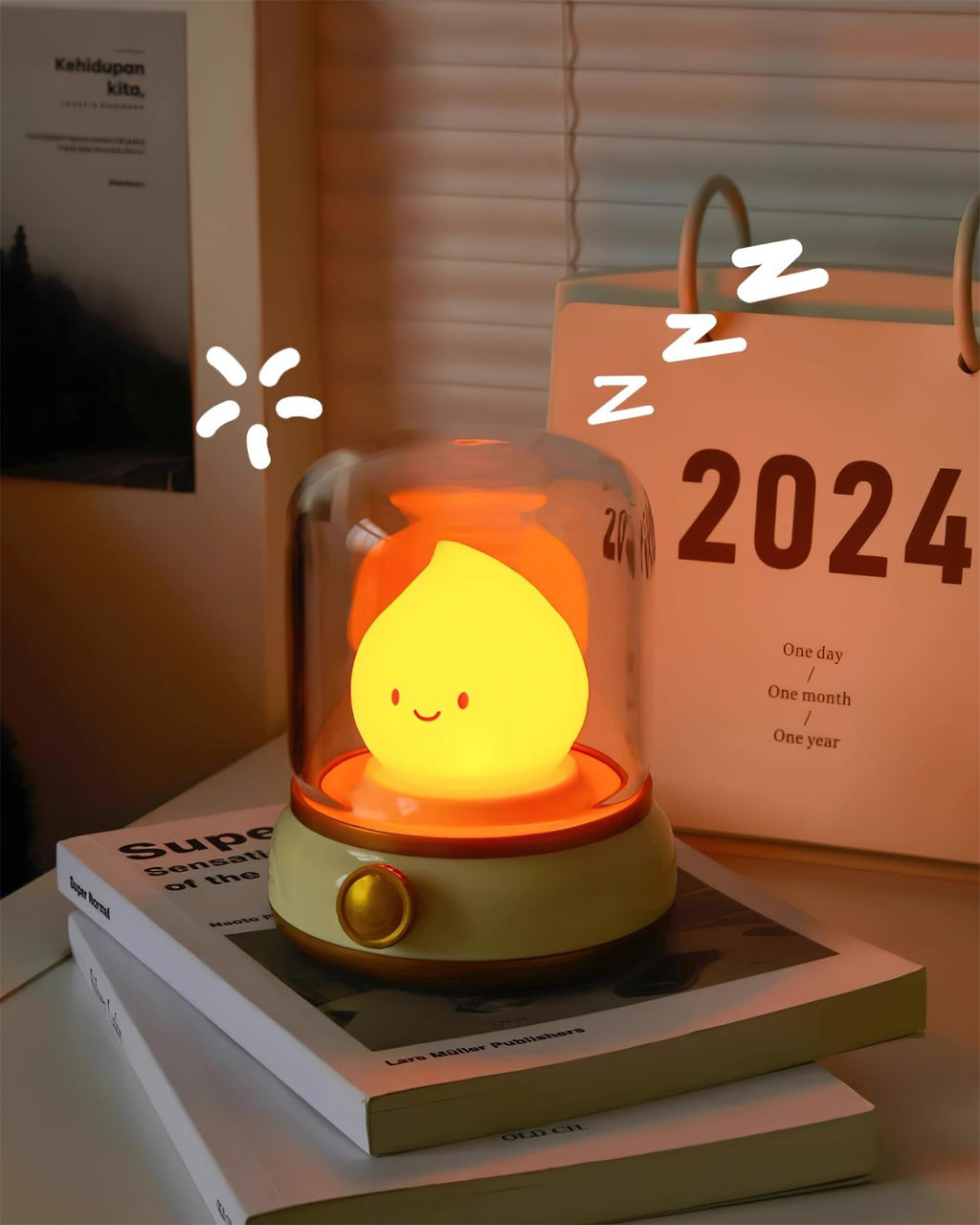 Dimmable LED Night Light Table Lamp with USB-C Charging