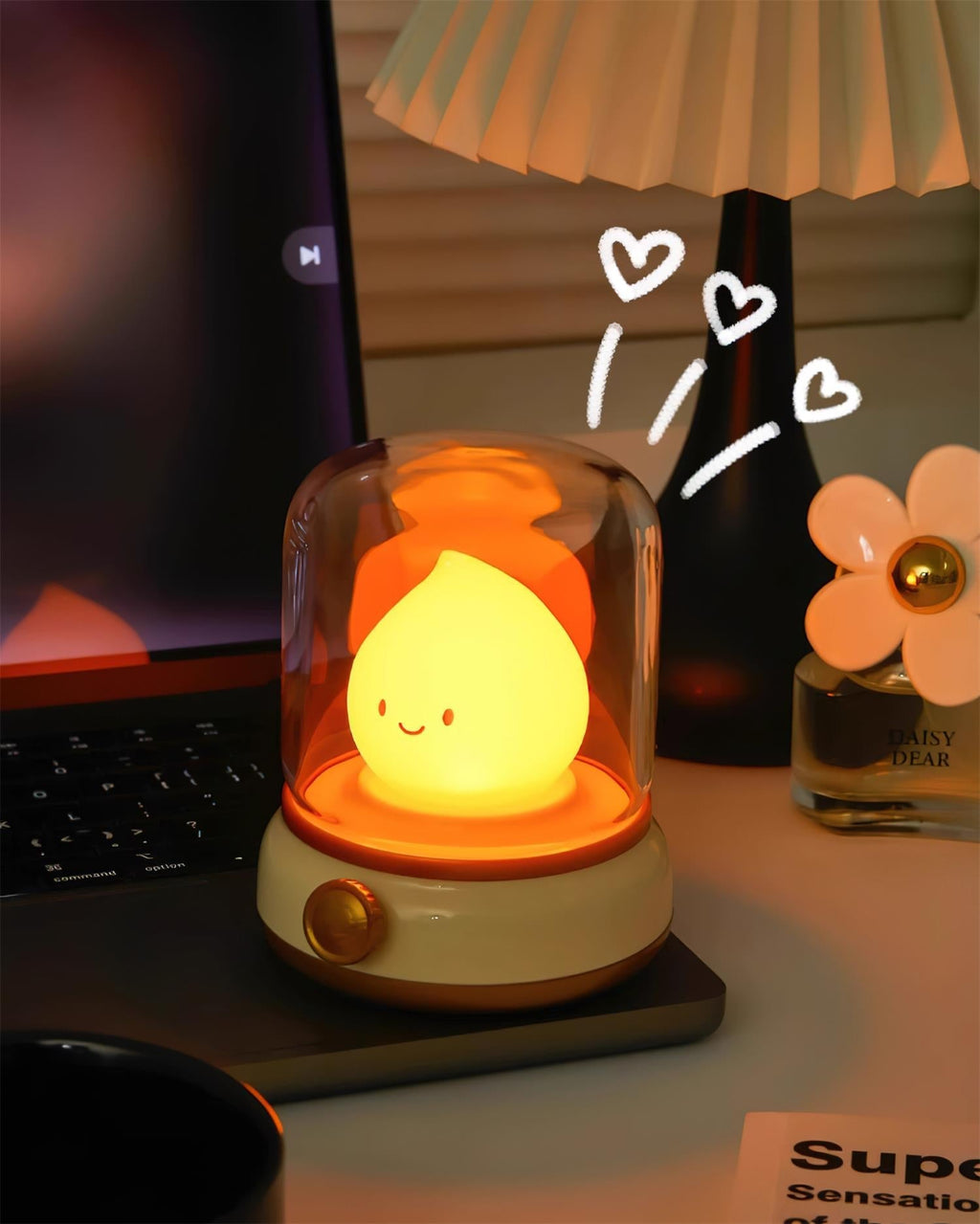 Dimmable LED Night Light Table Lamp with USB-C Charging