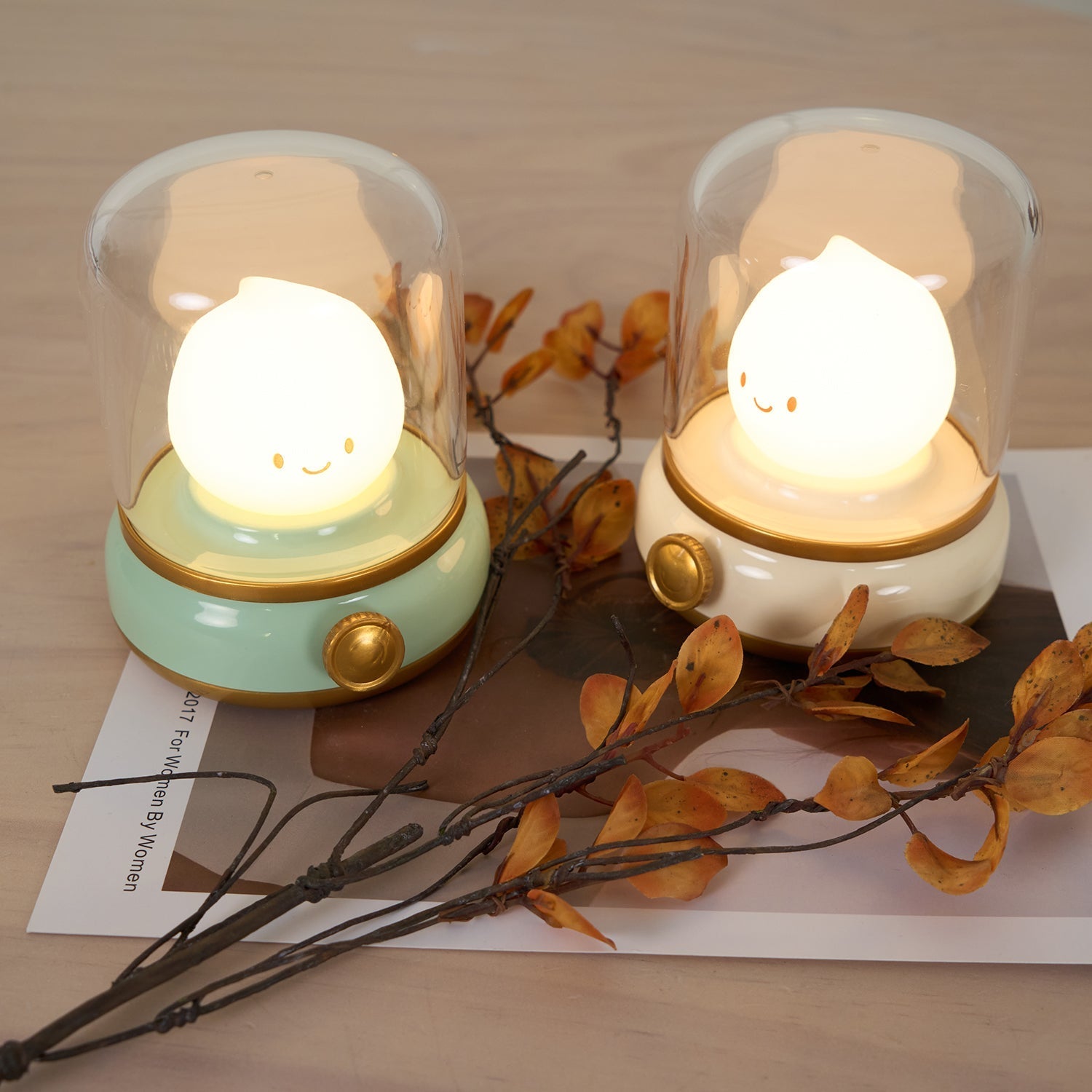 Dimmable LED Night Light Table Lamp with USB-C Charging