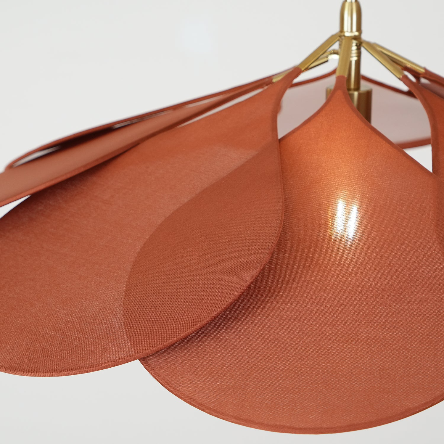 Flower Fabric Pendant Light with E27 Socket