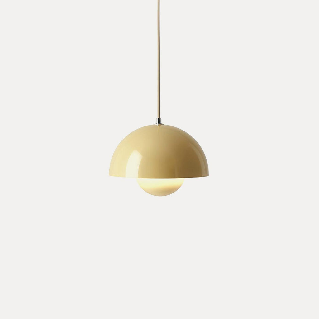 Aluminum Dome Pendant Light with E26 Socket | Dimmable Hanging Lamp