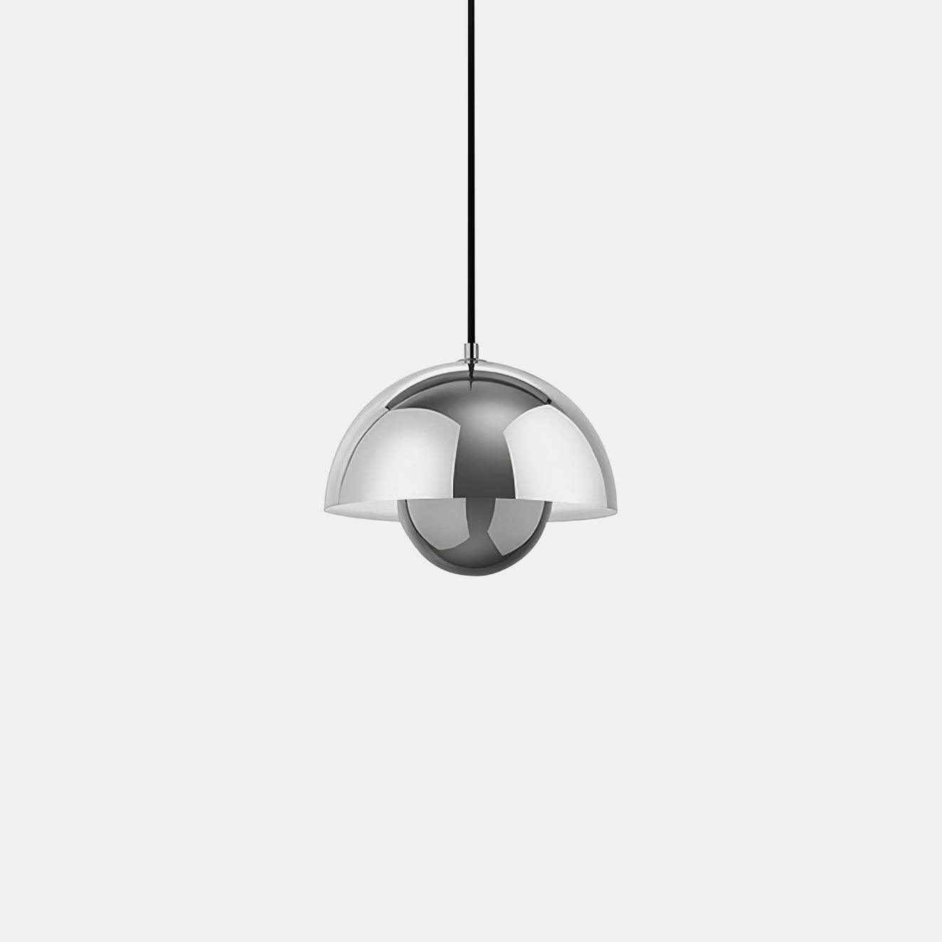 Aluminum Dome Pendant Light with E27 Socket | Dimmable Hanging Lamp