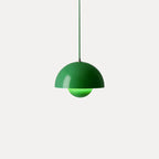 Aluminum Dome Pendant Light with E26 Socket | Dimmable Hanging Lamp