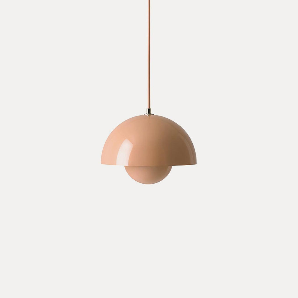 Aluminum Dome Pendant Light with E26 Socket | Dimmable Hanging Lamp