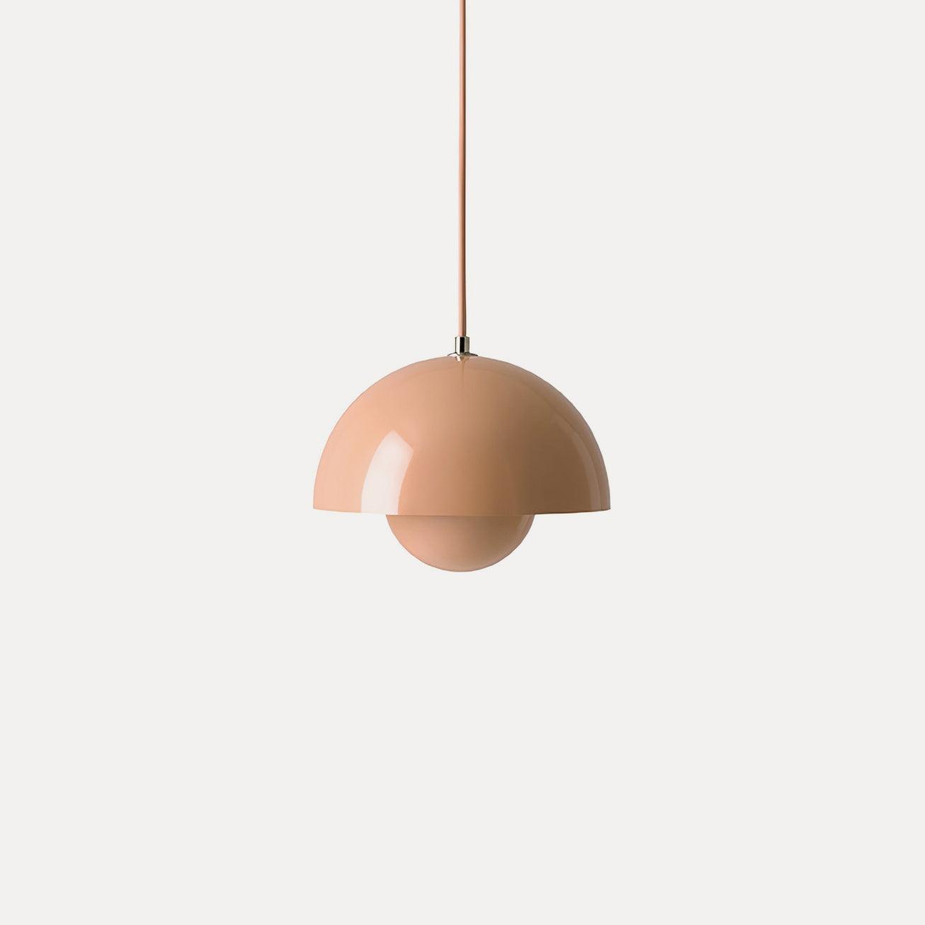 Aluminum Dome Pendant Light with E27 Socket | Dimmable Hanging Lamp