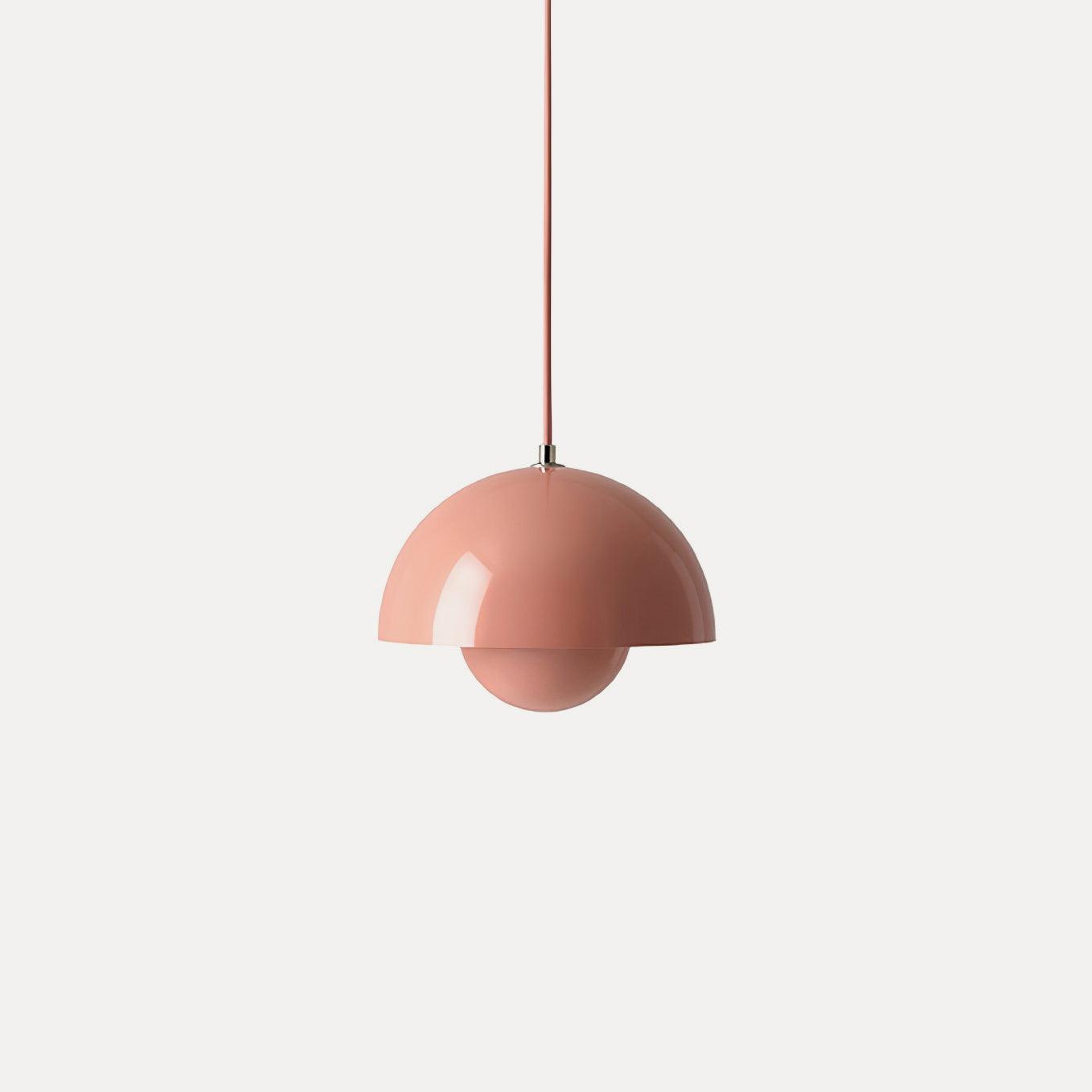 Aluminum Dome Pendant Light with E27 Socket | Dimmable Hanging Lamp