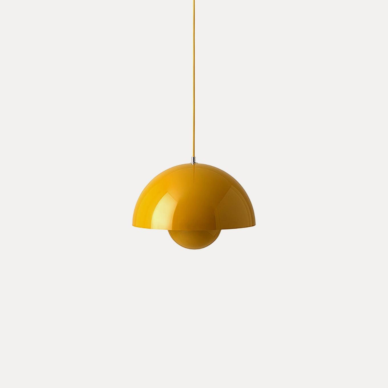 Aluminum Dome Pendant Light with E27 Socket | Dimmable Hanging Lamp