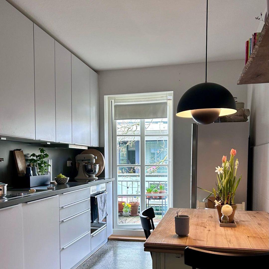 Aluminum Dome Pendant Light with E27 Socket | Dimmable Hanging Lamp