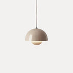 Aluminum Dome Pendant Light with E27 Socket | Dimmable Hanging Lamp