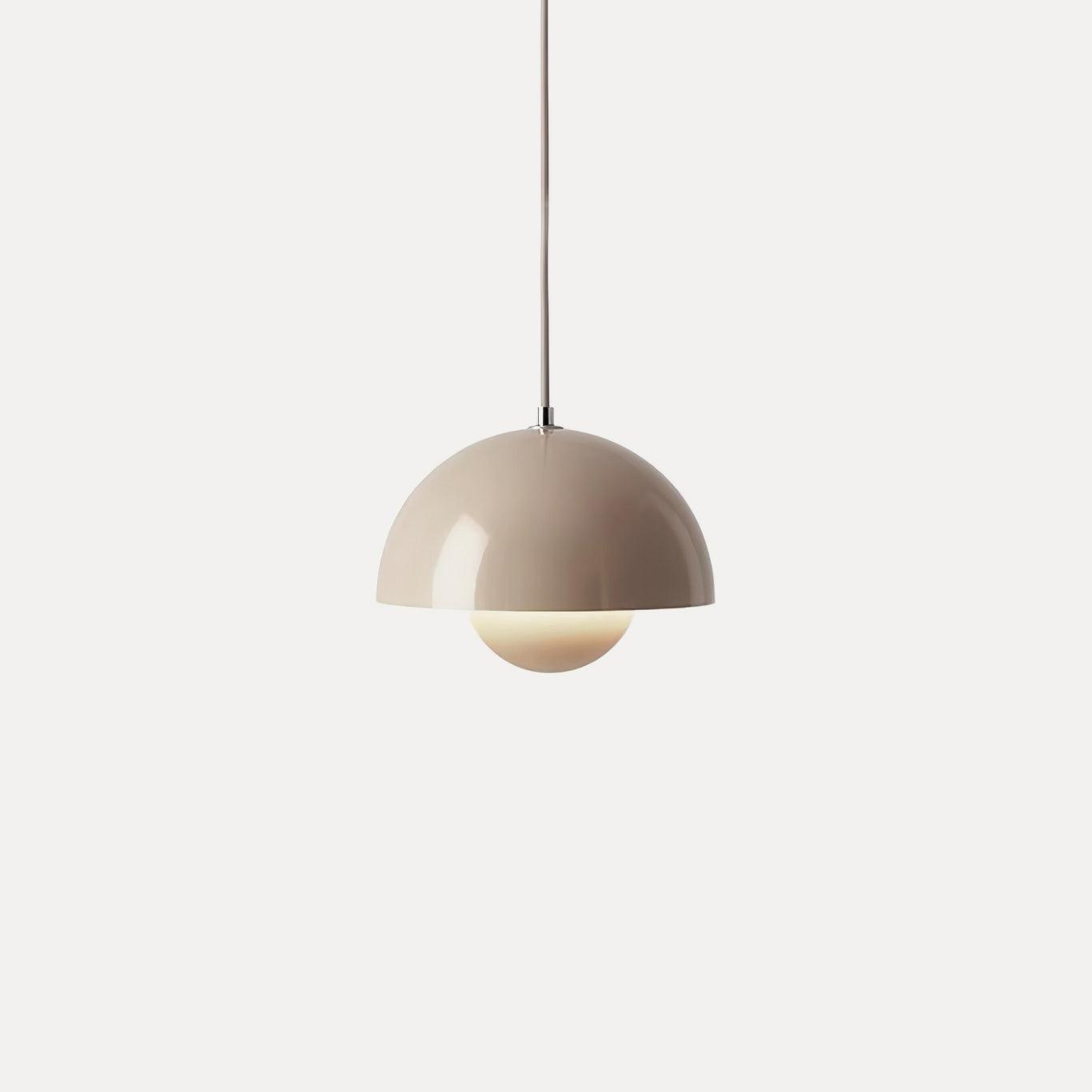 Aluminum Dome Pendant Light with E27 Socket | Dimmable Hanging Lamp