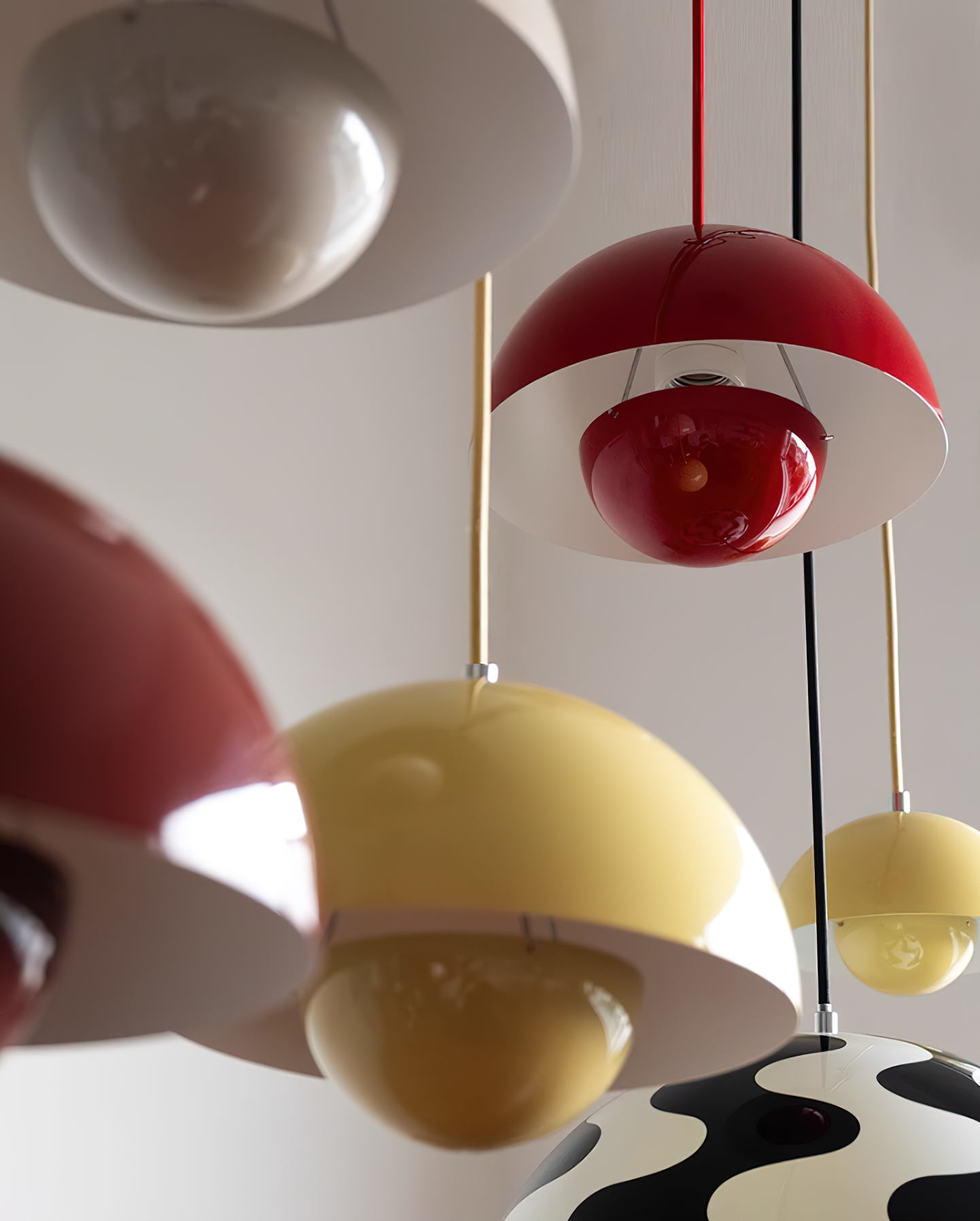 Aluminum Dome Pendant Light with E27 Socket | Dimmable Hanging Lamp