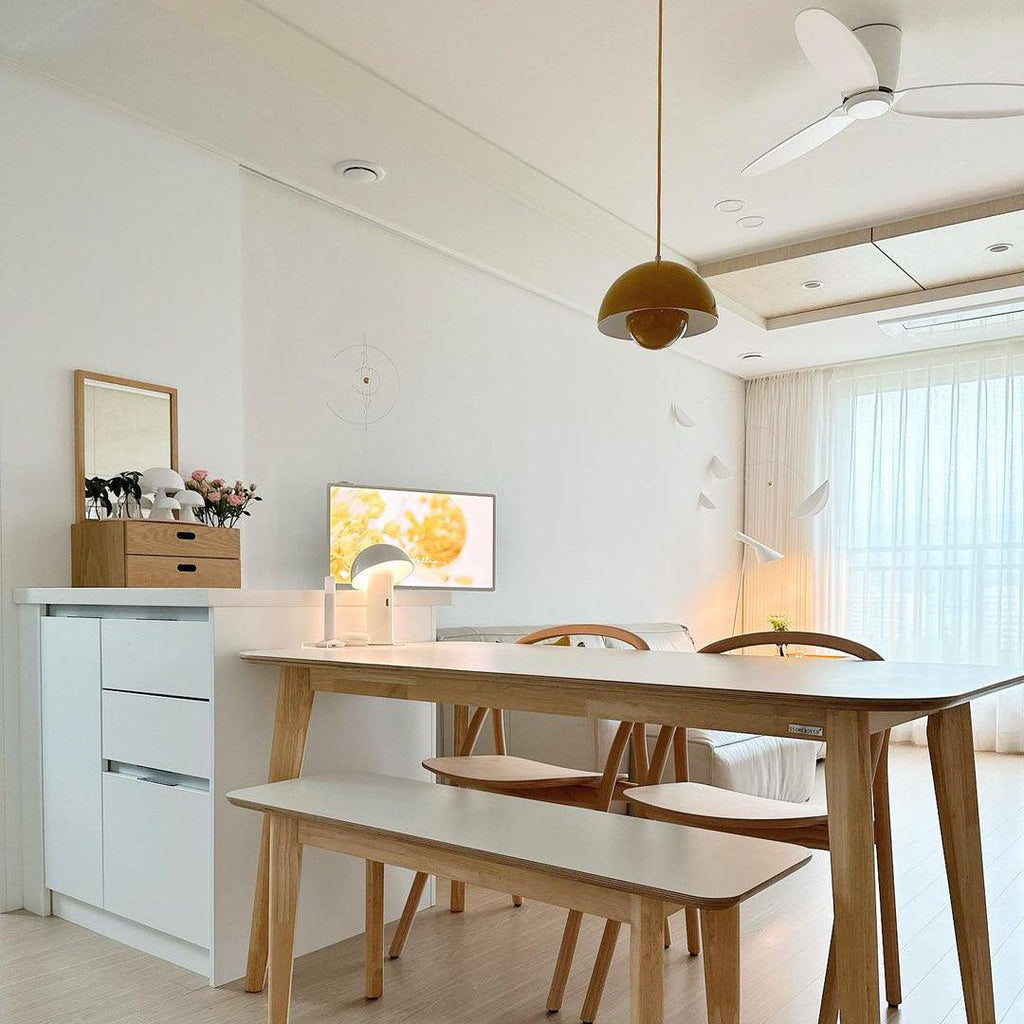 Aluminum Dome Pendant Light with E27 Socket | Dimmable Hanging Lamp