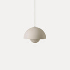 Aluminum Dome Pendant Light with E26 Socket | Dimmable Hanging Lamp