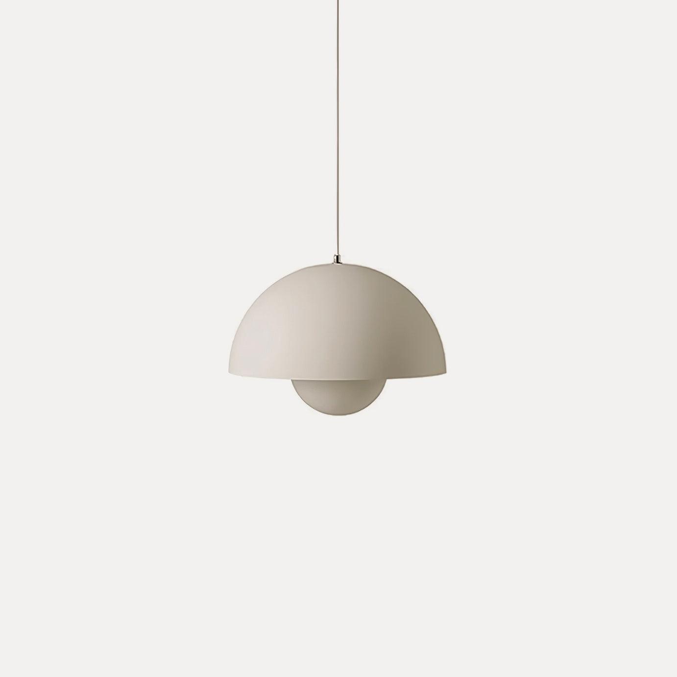 Aluminum Dome Pendant Light with E27 Socket | Dimmable Hanging Lamp