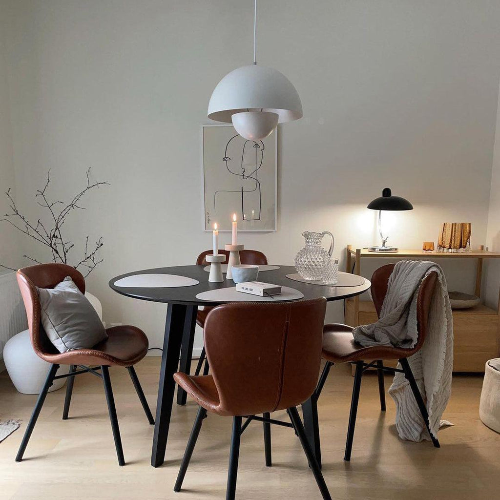 Aluminum Dome Pendant Light with E27 Socket | Dimmable Hanging Lamp