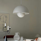 Aluminum Dome Pendant Light with E27 Socket | Dimmable Hanging Lamp