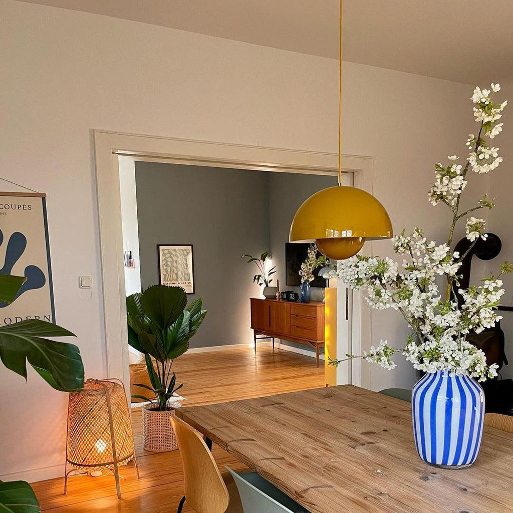 Aluminum Dome Pendant Light with E27 Socket | Dimmable Hanging Lamp
