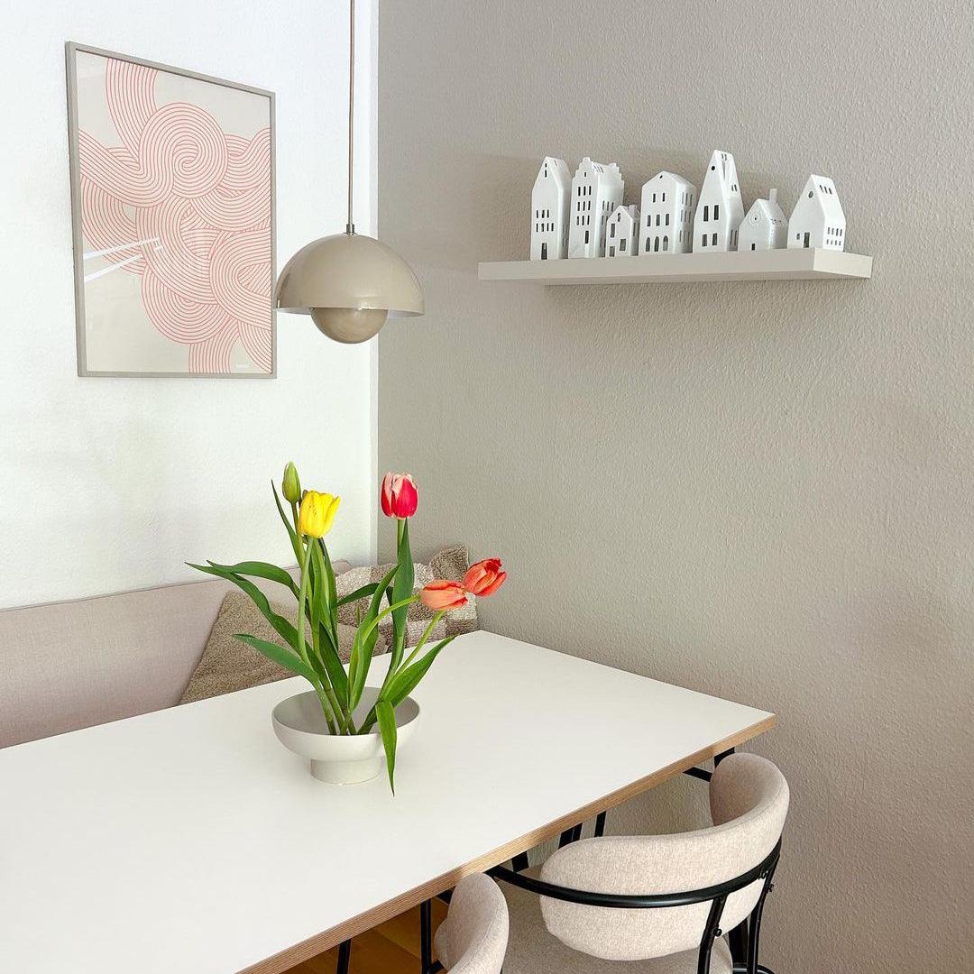 Aluminum Dome Pendant Light with E27 Socket | Dimmable Hanging Lamp
