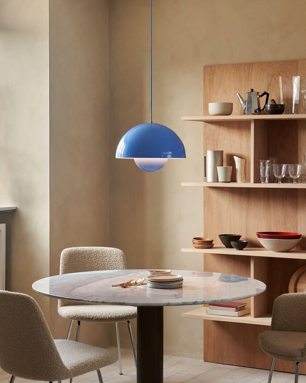 Aluminum Dome Pendant Light with E27 Socket | Dimmable Hanging Lamp
