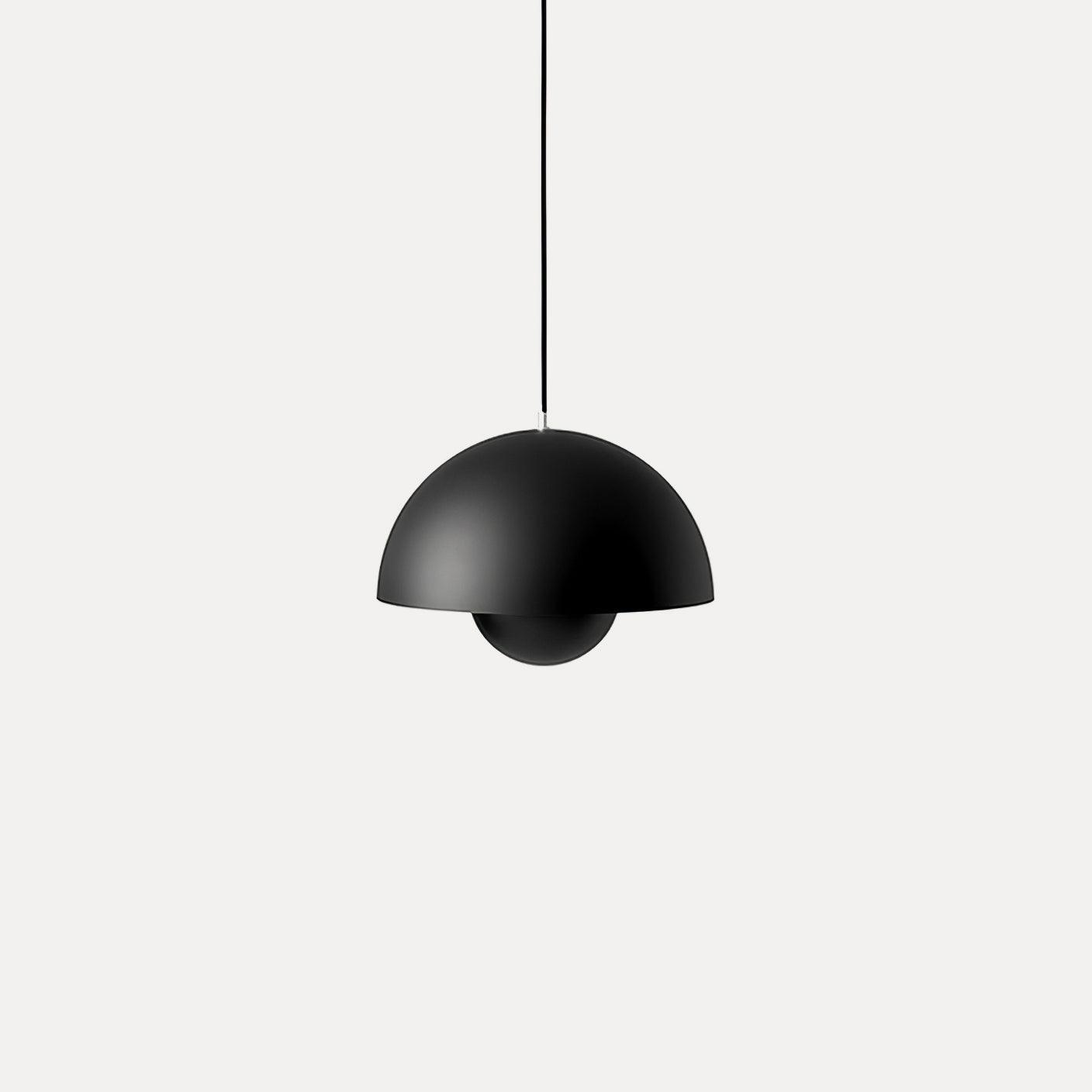 Aluminum Dome Pendant Light with E27 Socket | Dimmable Hanging Lamp