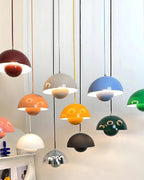 Aluminum Dome Pendant Light with E27 Socket | Dimmable Hanging Lamp