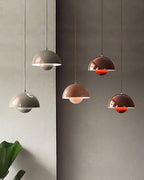 Aluminum Dome Pendant Light with E27 Socket | Dimmable Hanging Lamp
