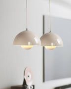 Aluminum Dome Pendant Light with E27 Socket | Dimmable Hanging Lamp