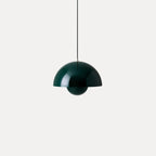 Aluminum Dome Pendant Light with E26 Socket | Dimmable Hanging Lamp