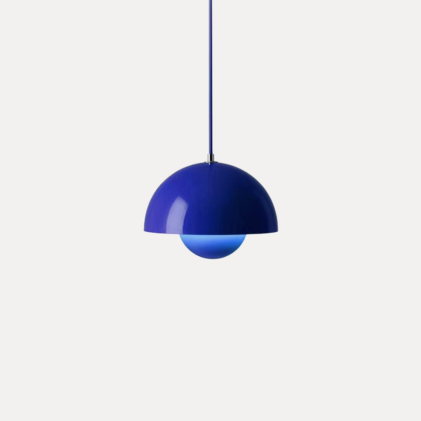 Aluminum Dome Pendant Light with E27 Socket | Dimmable Hanging Lamp