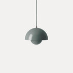 Aluminum Dome Pendant Light with E26 Socket | Dimmable Hanging Lamp