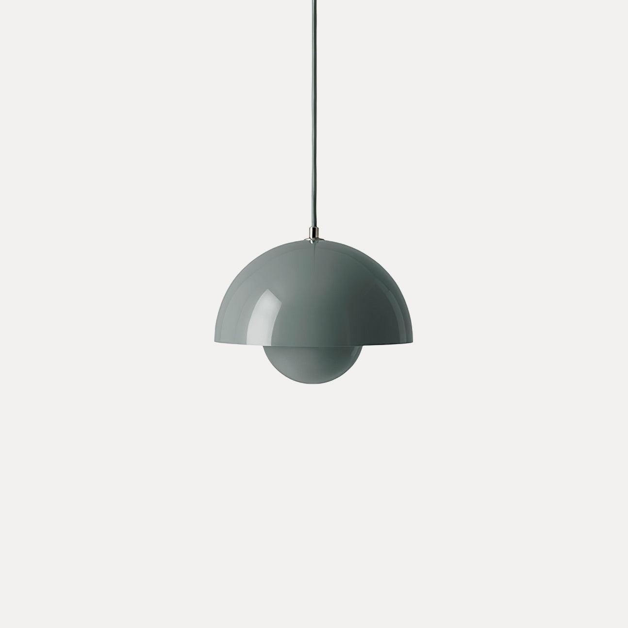 Aluminum Dome Pendant Light with E27 Socket | Dimmable Hanging Lamp