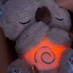 Breathing Koala Plush Sleep Soother for Babies and Kids with Calming Vibration Heartbeat Sounds and Night Light